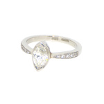 Platinum and 96pt Diamond Ring