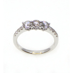 9ct White Gold and 1.15ct Diamond Ring