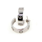 Silver Screw Head Design Earrings