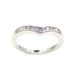 9ct White Gold and Diamond Eternity / Wedding Ring