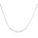 Silver and CZ Necklace