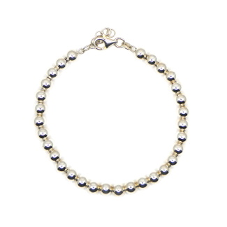 Silver Bead Bracelet