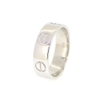Silver Screw Head Design Ring