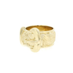 9ct Gold Buckle Design Ring