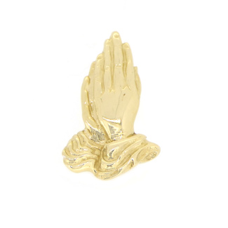 9ct Gold Praying Hands Design Pendant