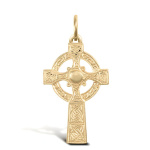 9ct Gold Celtic Design Cross