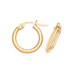 9ct Gold Hoop Earrings