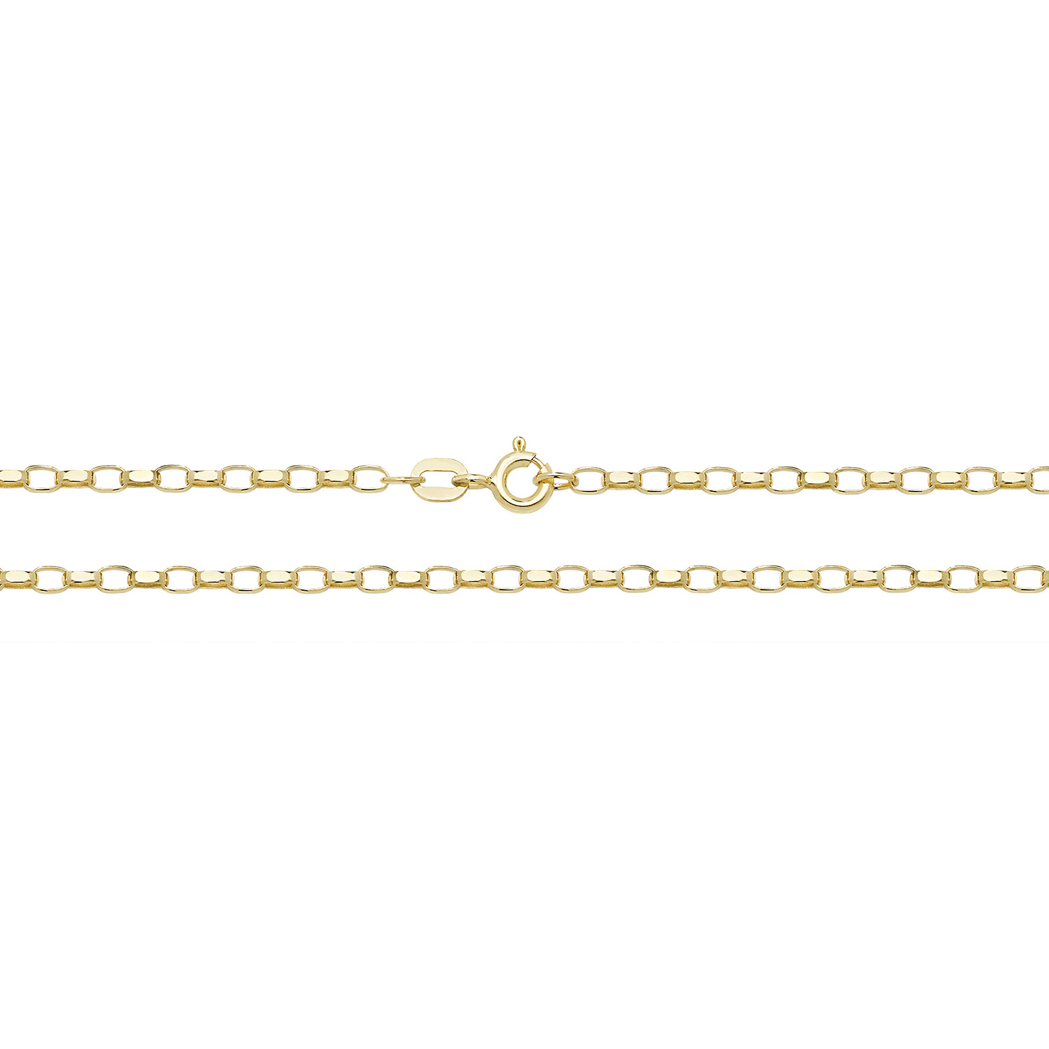 9ct Gold Diamond Cut Belcher Link Chain – Heart of Gold Jewellers Glasgow