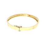 9ct Gold Screw Head Design Bangle