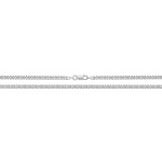 Silver Close Curb Link Chain