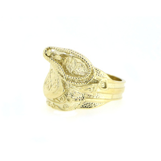 9ct Gold Saddle Design Ring