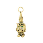 9ct Gold Clown Pendant