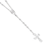 Silver Rosary Beads Chain