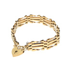 9ct Gold Gate Bracelet