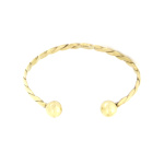 9ct Gold Torque Bangle